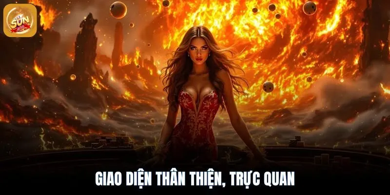 Giao diện thân thiện tối ưu trải nghiệm người chơi